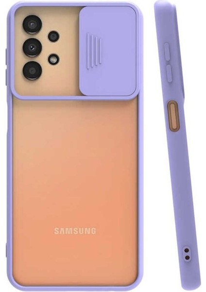 Samsung Galaxy A33 5g Uyumlu Kılıf Lensi Kapak, Lila