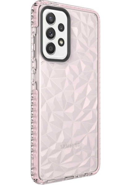 Samsung Galaxy A52 Uyumlu Kılıf Buzz Kapak, Pembe
