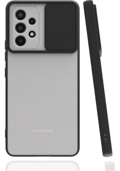 Samsung Galaxy A73 Uyumlu Kılıf Lensi Kapak, Siyah