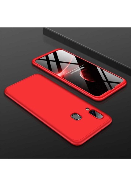 Samsung Galaxy A10S Uyumlu Kılıf Ays Kapak, Kırmızı