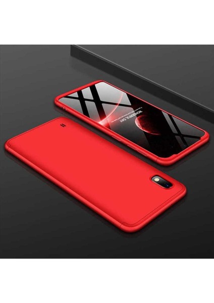 Samsung Galaxy A10 Uyumlu Kılıf Ays Kapak, Kırmızı