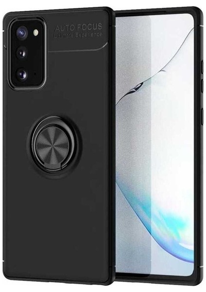 Samsung Galaxy Note 20 Uyumlu Kılıf Ravel Silikon Kapak, Siyah