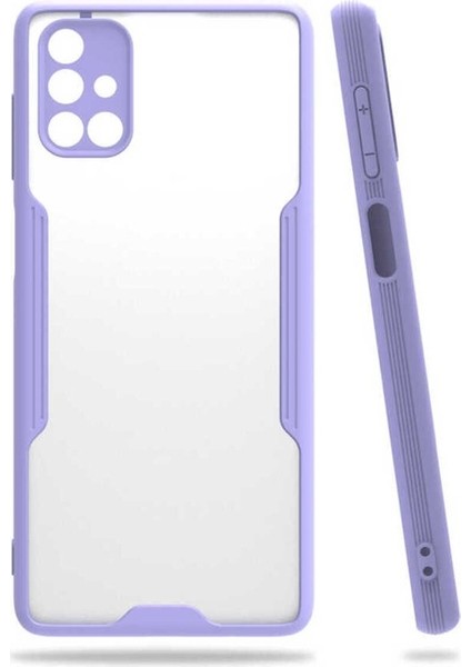 Samsung Galaxy M31S Uyumlu Kılıf Parfe Kapak, Mor