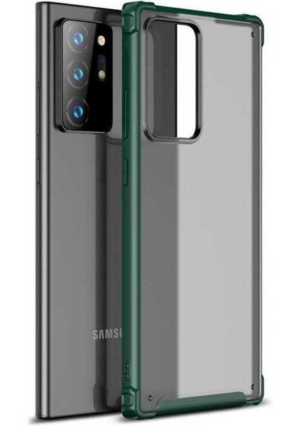 Samsung Galaxy Note 20 Ultra Uyumlu Kılıf Volks Kapak, Koyu Yeşil