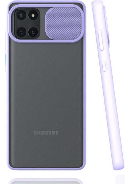 Samsung Galaxy A81 (Note 10 Lite) Uyumlu Kılıf Lensi Kapak, Lila