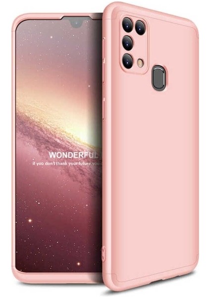 Samsung Galaxy M31 Uyumlu Kılıf Ays Kapak, Rose Gold