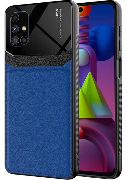 Samsung Galaxy M51 Uyumlu Kılıf Emiks Kapak, Lacivert