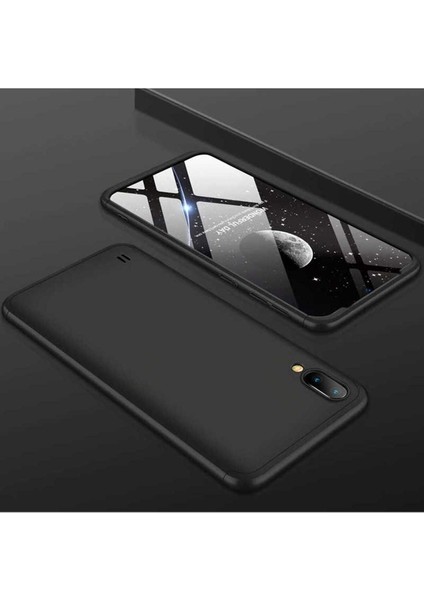 Samsung Galaxy M10 Uyumlu Kılıf Ays Kapak, Siyah