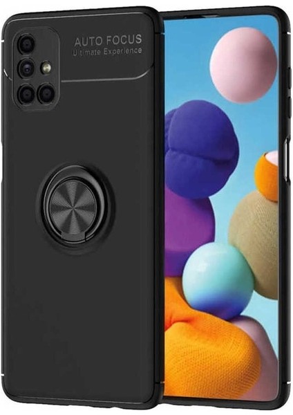 Samsung Galaxy M51 Uyumlu Kılıf Ravel Silikon Kapak, Siyah