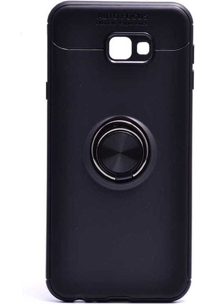 Samsung Galaxy J4 Plus Uyumlu Kılıf Ravel Silikon Kapak, Siyah