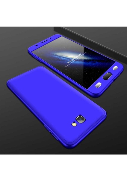 Samsung Galaxy J7 Prime Uyumlu Kılıf Ays Kapak, Mavi