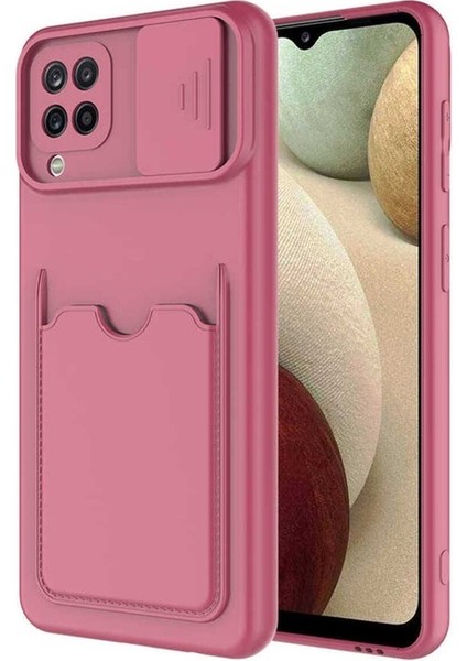 Samsung Galaxy M32 Uyumlu Kılıf Kartix Kapak, Koyu Mor