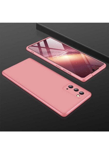 Samsung Galaxy Note 20 Uyumlu Kılıf Ays Kapak, Rose Gold