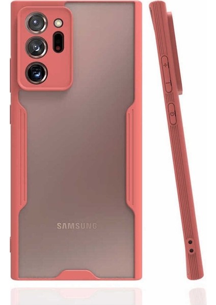 Samsung Galaxy Note 20 Ultra Uyumlu Kılıf Parfe Kapak, Pembe