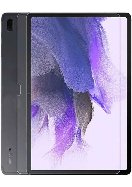 Samsung Galaxy Tab S7 Fe Lte (T737-T736-T733-T730) Uyumlu Tablet Temperli Cam Ekran Koruyucu