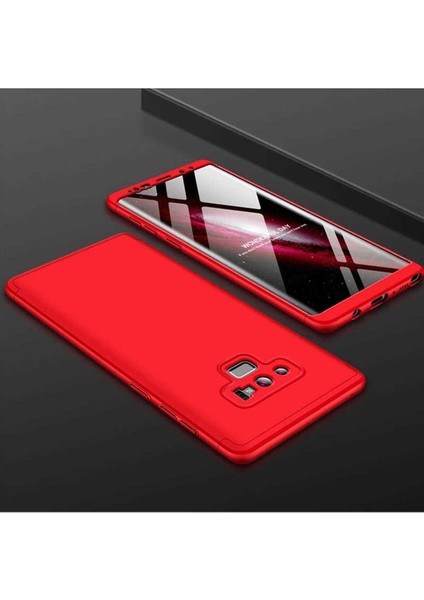Samsung Galaxy Note 9 Uyumlu Kılıf Ays Kapak, Kırmızı
