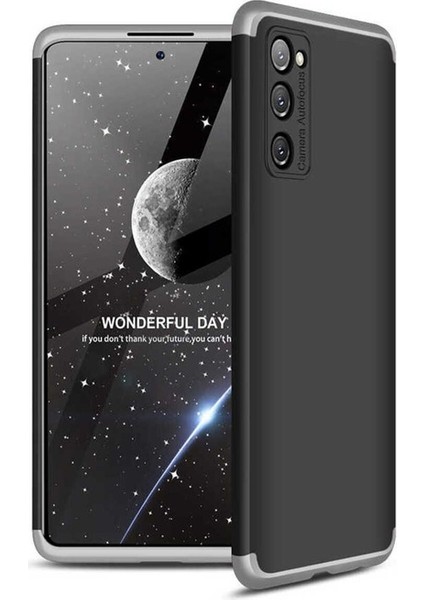 Samsung Galaxy S20 Fe Uyumlu Kılıf Ays Kapak, Siyah-Gri