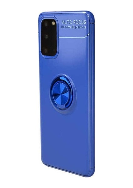 Samsung Galaxy S20 Uyumlu Kılıf Ravel Silikon Kapak, Mavi