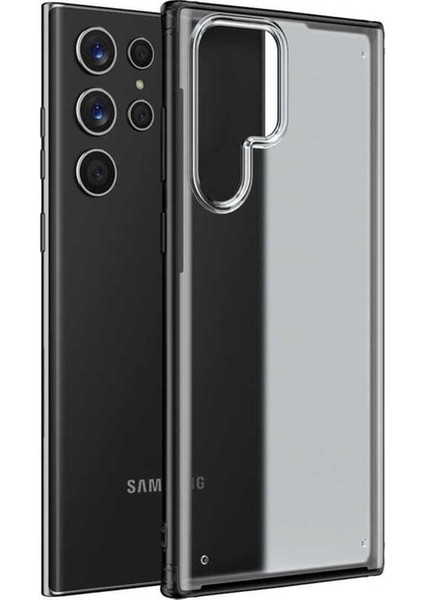 Samsung Galaxy S22 Ultra Uyumlu Kılıf Volks Kapak, Siyah