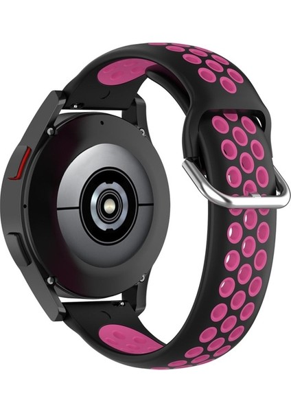 Samsung Galaxy Watch Gear S3/ Gear S4 Uyumlu Kordon Silikon Nike Delikli Tokalı Kayış, Siyah - fiyatları