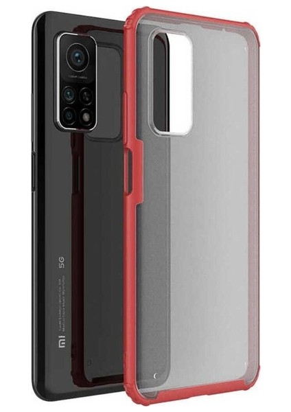 Xiaomi Mi 10T 5g Uyumlu Kılıf Volks Kapak, Kırmızı