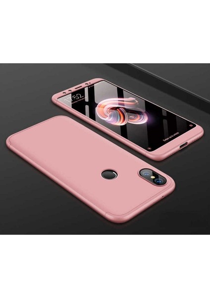 Xiaomi Mi A2 Lite Uyumlu Kılıf Ays Kapak, Rose Gold
