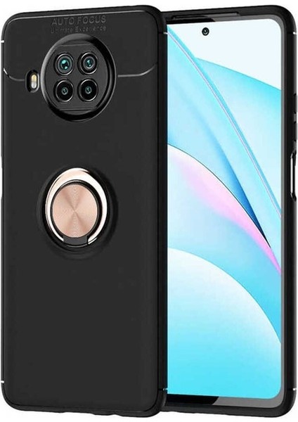 Xiaomi Mi 10T Lite 5g Uyumlu Kılıf Ravel Silikon Kapak, Siyah-Rose Gold