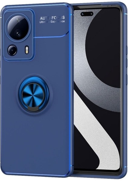 Xiaomi Mi 13 Lite Uyumlu Kılıf Ravel Silikon Kapak, Mavi