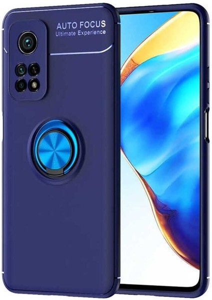 Xiaomi Mi 10T 5g Uyumlu Kılıf Ravel Silikon Kapak, Mavi