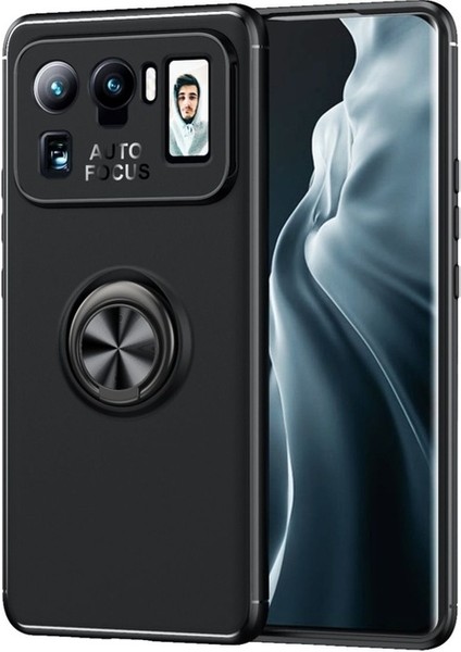 Xiaomi Mi 11 Ultra Uyumlu Kılıf Ravel Silikon Kapak, Siyah