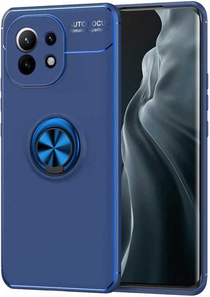 Xiaomi Mi 11 Uyumlu Kılıf Ravel Silikon Kapak, Mavi