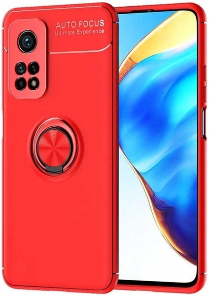 Xiaomi Mi 10T 5g Uyumlu Kılıf Ravel Silikon Kapak, Kırmızı