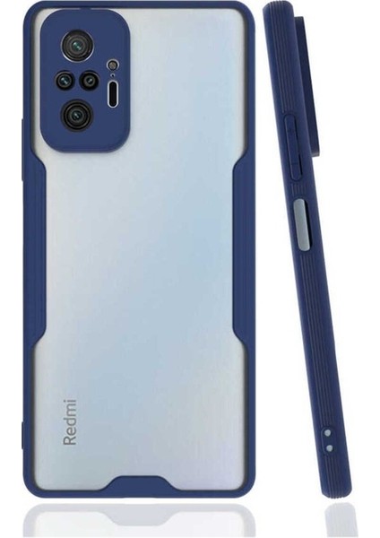Xiaomi Redmi Note 10 Pro Uyumlu Kılıf Parfe Kapak, Lacivert