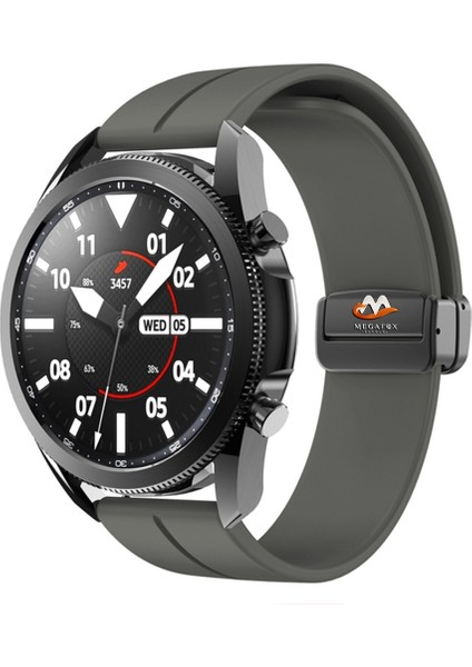 Xiaomi Mi Watch / Mi Watch Color Uyumlu Kordon Silikon Magnetik Tokalı Spor Kayış, Koyu Gri fiyatları