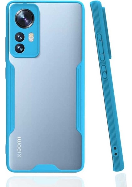 Xiaomi Mi 12 Uyumlu Kılıf Parfe Kapak, Mavi