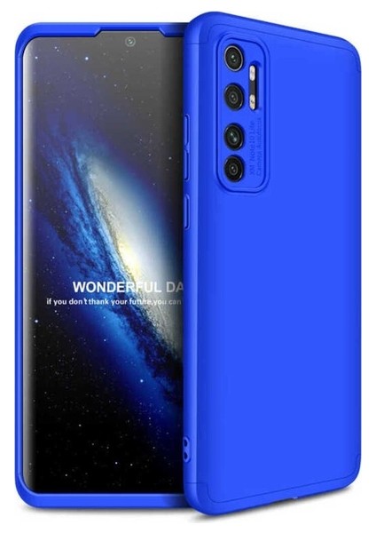 Xiaomi Mi Note 10 Lite Uyumlu Kılıf Ays Kapak, Mavi