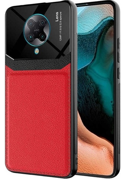 Xiaomi Poco F2 Pro Uyumlu Kılıf Emiks Kapak, Kırmızı