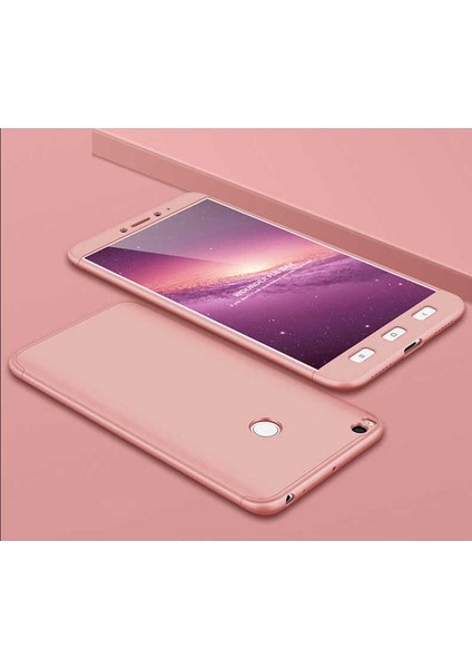 Xiaomi Mi Max 2 Uyumlu Kılıf Ays Kapak, Rose Gold