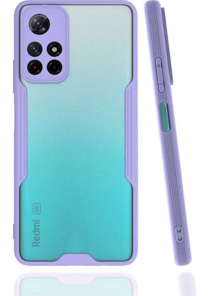 Xiaomi Poco M4 Pro 5g Uyumlu Kılıf Parfe Kapak, Mor