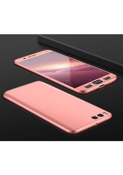 Xiaomi Mi Note 3 Uyumlu Kılıf Ays Kapak, Rose Gold