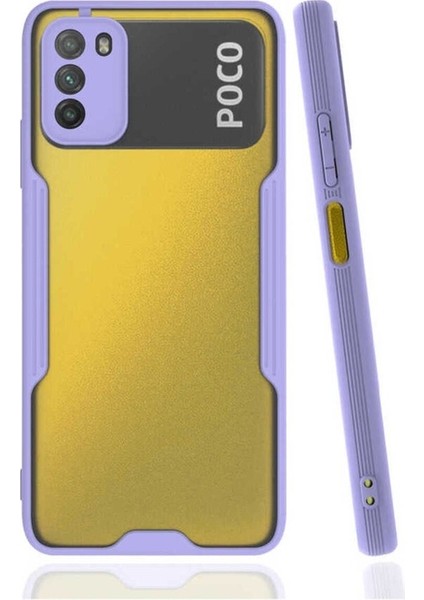 Xiaomi Poco M3 Uyumlu Kılıf Parfe Kapak, Mor