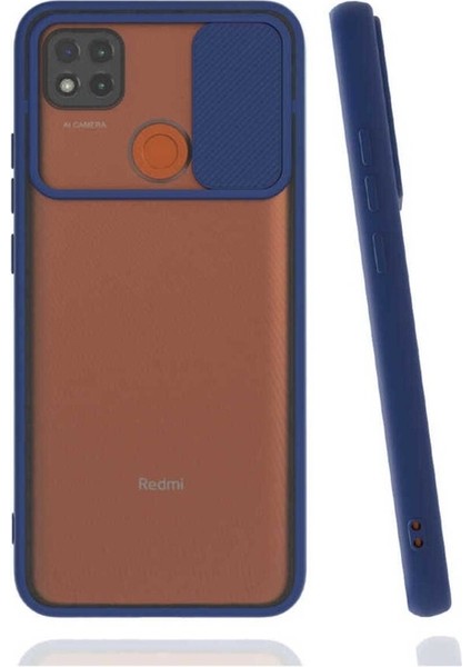 Xiaomi Redmi 9c Uyumlu Kılıf Lensi Kapak, Lacivert