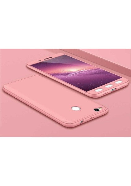 Xiaomi Redmi 4x Uyumlu Kılıf Ays Kapak, Rose Gold