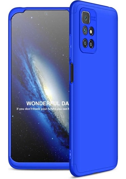 Xiaomi Redmi 10 Uyumlu Kılıf Ays Kapak, Mavi