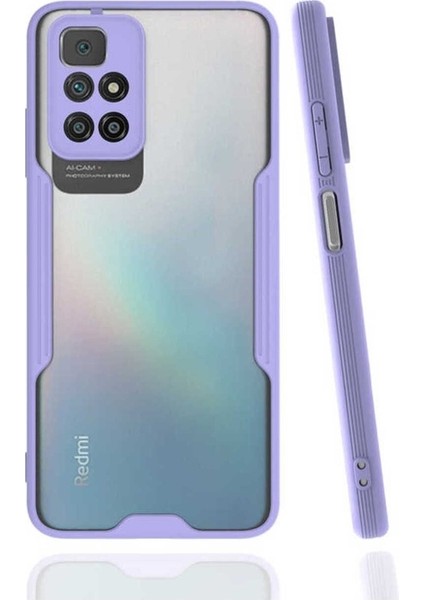 Xiaomi Redmi 10 Uyumlu Kılıf Parfe Kapak, Mor