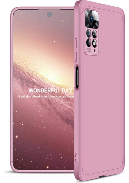 Xiaomi Redmi Note 11 Pro 5g Uyumlu Kılıf Ays Kapak, Rose Gold