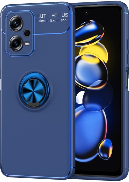 Xiaomi Redmi Note 12 5g Uyumlu Kılıf Ravel Silikon Kapak, Mavi