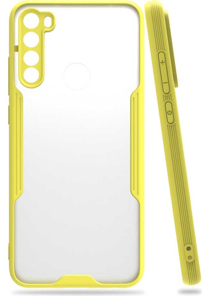 Xiaomi Redmi Note 8 Uyumlu Kılıf Parfe Kapak, Sarı