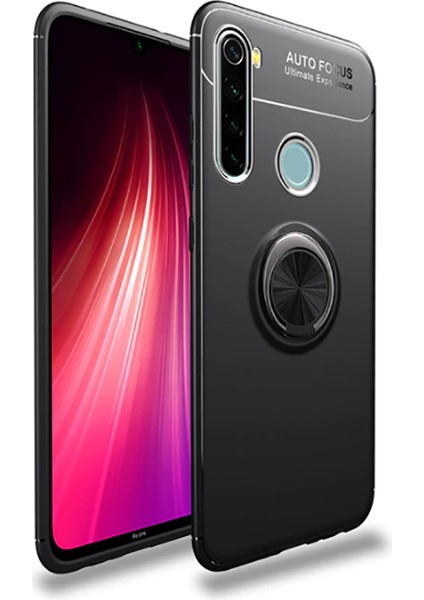 Xiaomi Redmi Note 8t Uyumlu Kılıf Ravel Silikon Kapak, Siyah