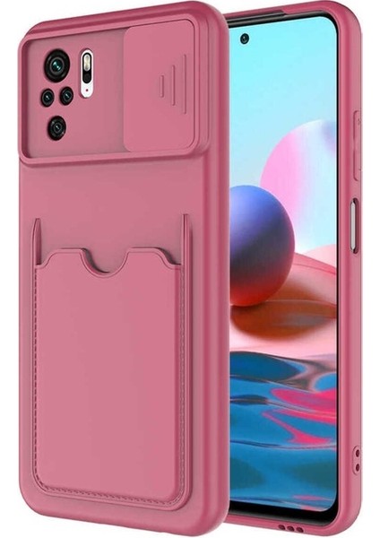 Xiaomi Redmi Note 10S Uyumlu Kılıf Kartix Kapak, Koyu Mor